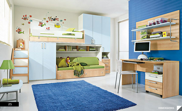 Blue Kid’s Bed Rooms