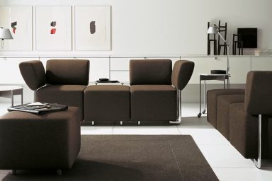 Ideas for Living Room with Brown Sofa Sets by COR