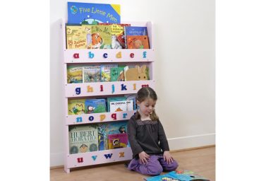 Children Bookcase Bookcase in Pink Finish