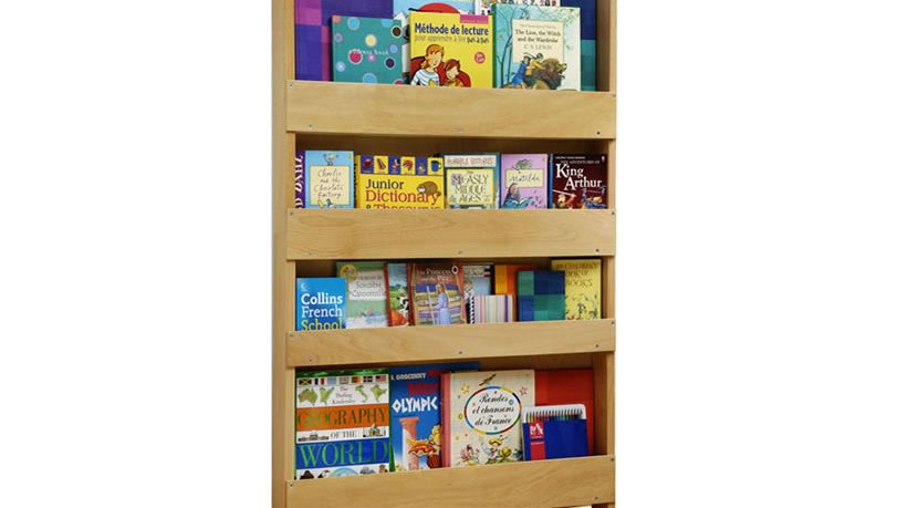 Children Bookcase in Natural Finish With no Letters