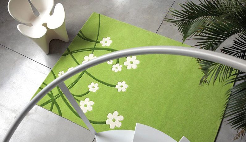 Contemporary Green Rugs from Dhesja