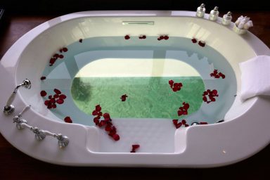 Exotic Bathtubs or Two Anantara Kihavah Villas