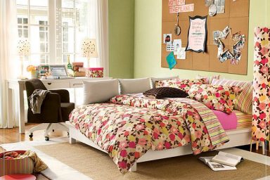 Girl Flower Teen Bedroom