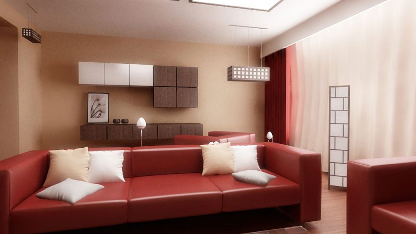 Inspirationa Red Sofa