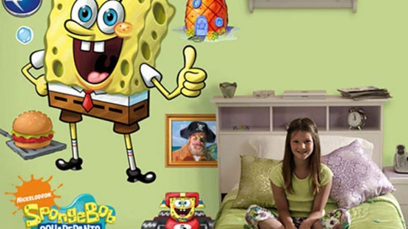 Kids Room Wall Decor Spongebob