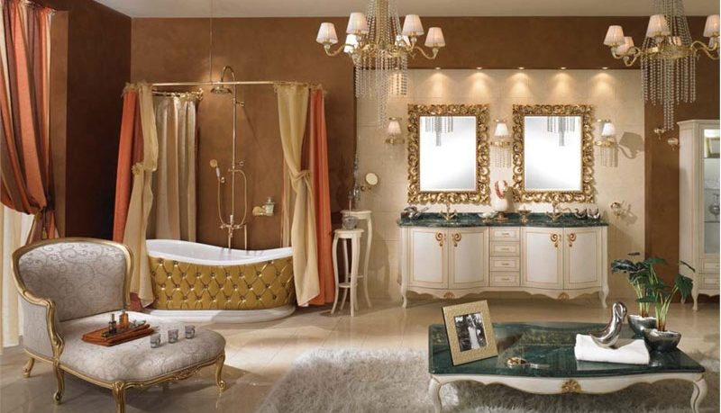 Luxury and Glamorous Classic Bathroom Furniture Lineatre