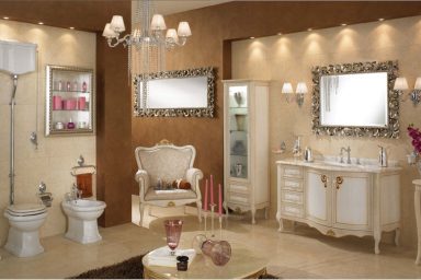 Luxury and Natural Classic Bathroom Furniture Lineatre