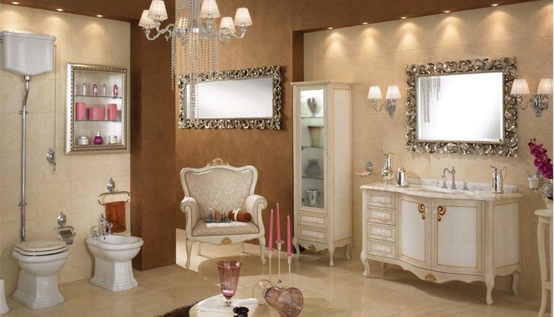 Luxury and Natural Classic Bathroom Furniture Lineatre