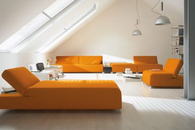 Orange Sofa Sets by COR