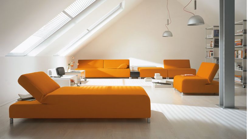 Orange Sofa Sets by COR