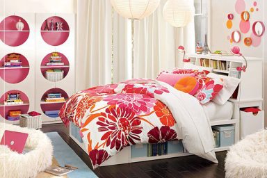 Pink Teenage Bedrooms Modern