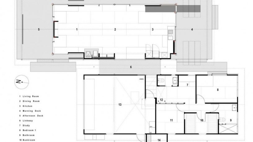 Plan Picture (Blueprint) of Shoal Bay House