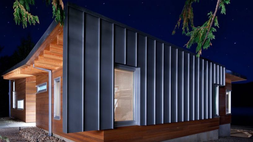 Side Wall Use of Plate Shuswap Cabin by Splyce Design