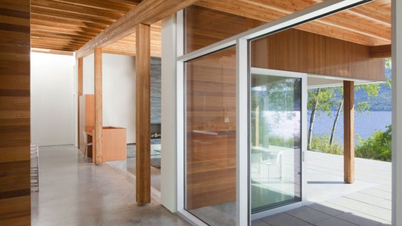Space Access Using Shuswap Cabin Door Slide Design by splice