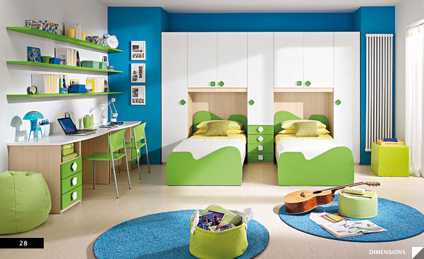 Twin Storage Kid’s Bed Rooms