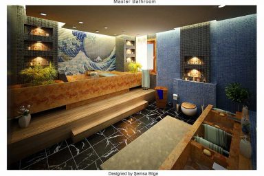 Amazing Master Bathroom Full Art by Semsa