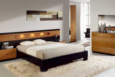Awesome Bedroom Lighting with With Rug