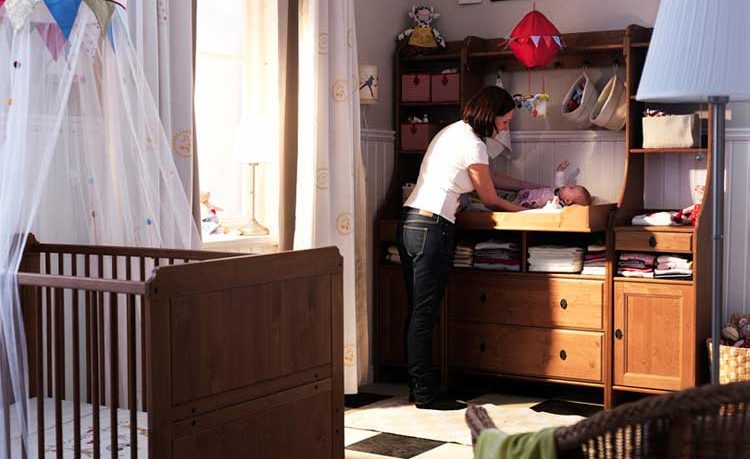 Awesome IKEA Wooden Crib Design for Baby