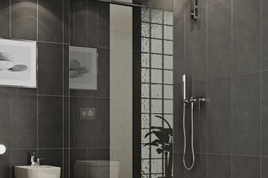 Bathroom Simple and Modern Style Glass Shower Stall