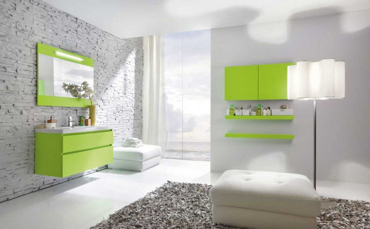 Best Lourescent Green Bathroom