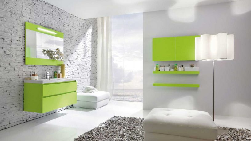Best Lourescent Green Bathroom