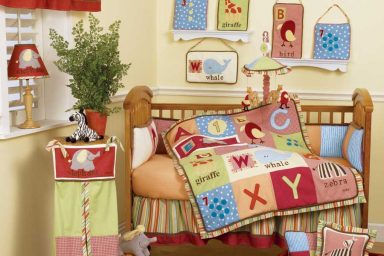 Cool Babby Bedding Alphabet Crib Themes