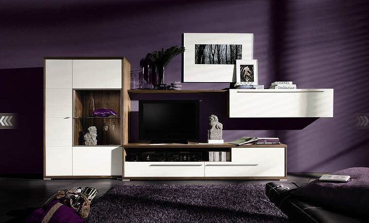 Cool Purple Living Room Design Ideas
