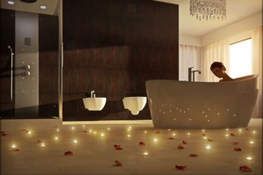 Exotic Bathroom by Pczech