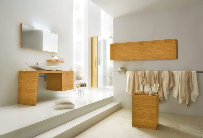 Exotic Grey Bathroom Design 2011