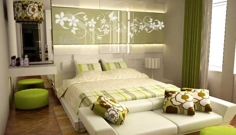 Green Retro Floral Themes Designs by Rio Laksana