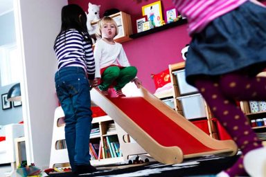 IKEA Kids Badroom with Playground Slide
