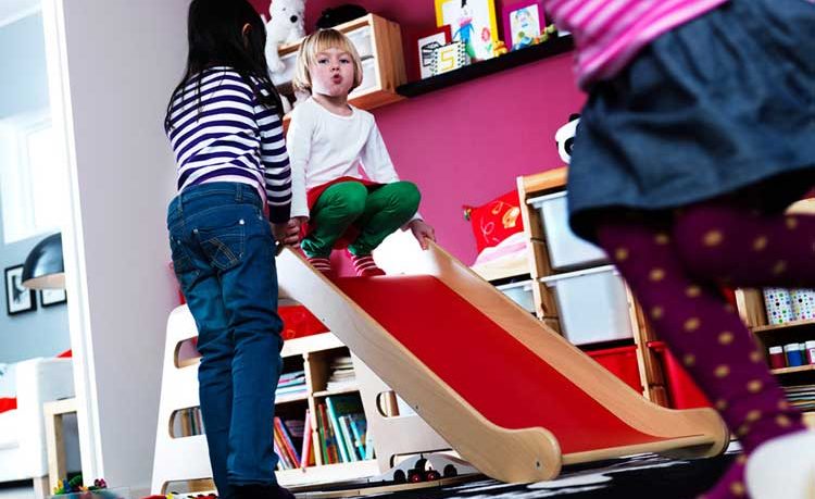 IKEA Kids Badroom with Playground Slide