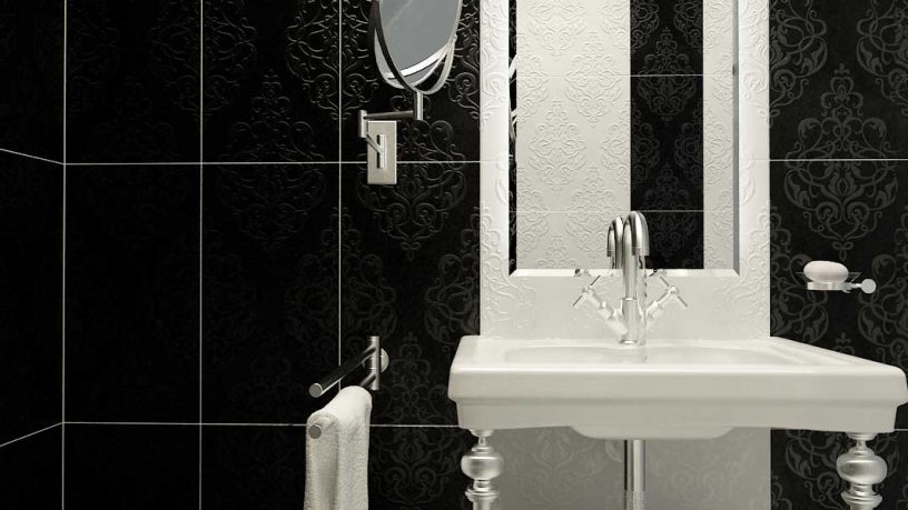 Luxury Modern Classic Bathroom Chrome Fixtures Design