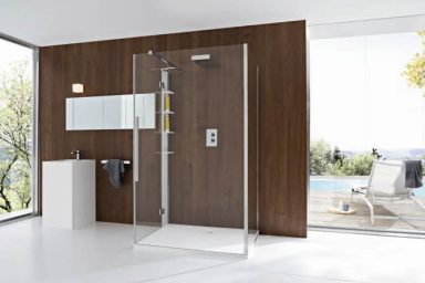 Modern Bathroom with Wooden Wall Designs Ideas from Rexa