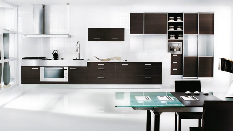 Modern Black and White Kitchen Design