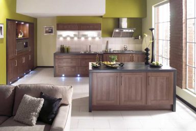 Modern Classic Green Kitchen