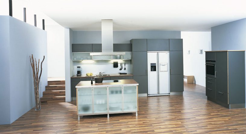 Modern Remmp German Blue Kitchen Design