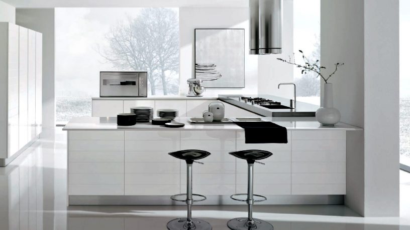 Modern White and Chrome Kitchen Inspiration