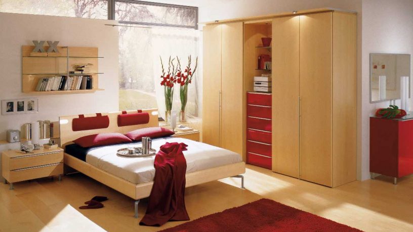 Red Classy Bedroom Design Ideas From Hulsta