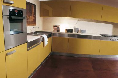 Rossana Simple Yellow Kitchen