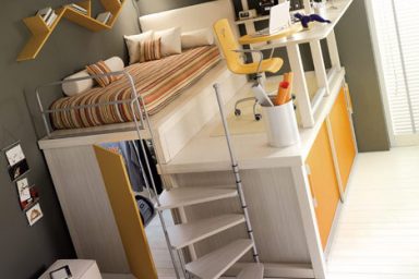 Single Bunk Beds and Lofts Design for Kids