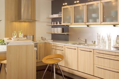 Small Wooden Kitchen Design