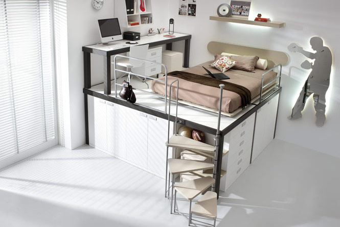 Sporty Bunk Beds and Lofts Design for Kids