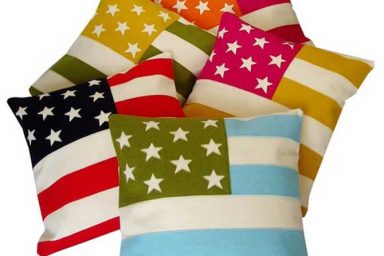 Teenager Flag Pillow Design