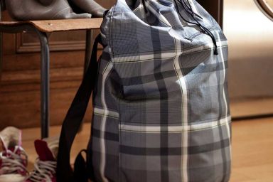 Teenger Plaid Laundry Backpack Design Ideas