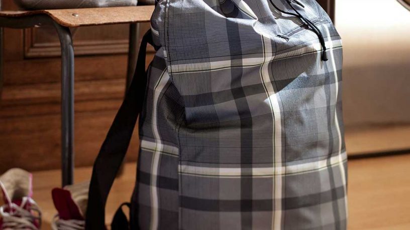 Teenger Plaid Laundry Backpack Design Ideas