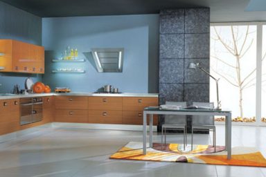 Vitalo Cucine Blue Kitchen Color Combination