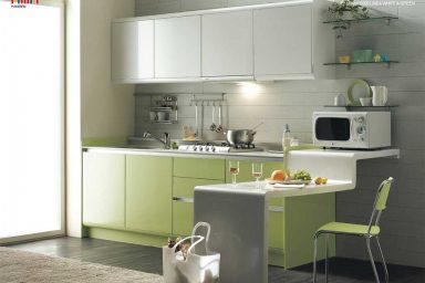 Green Kitchen Full Set Design