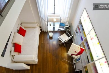 Amazing Milan Loft Birds Eye View