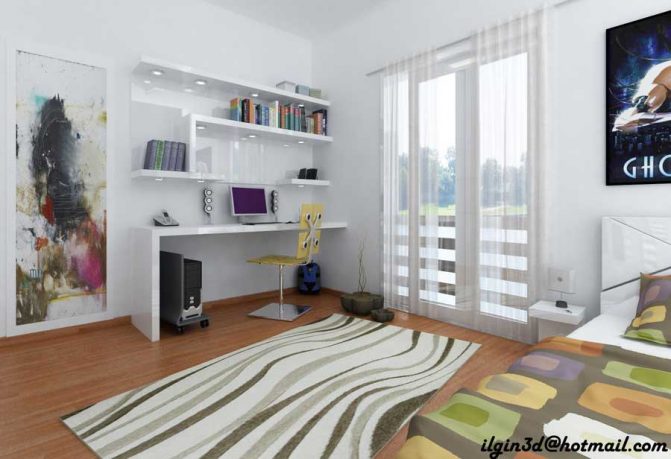 Amazing Young Room Workspaces Design 2011 by Akcalar